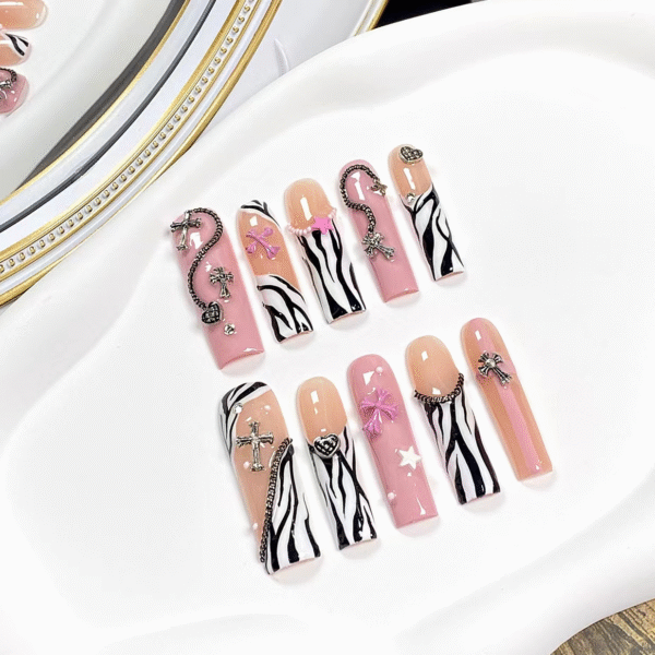 Nail Glue Gel Kit: Nail Glue Gel and Mini U V Light for Nails - 图片 3