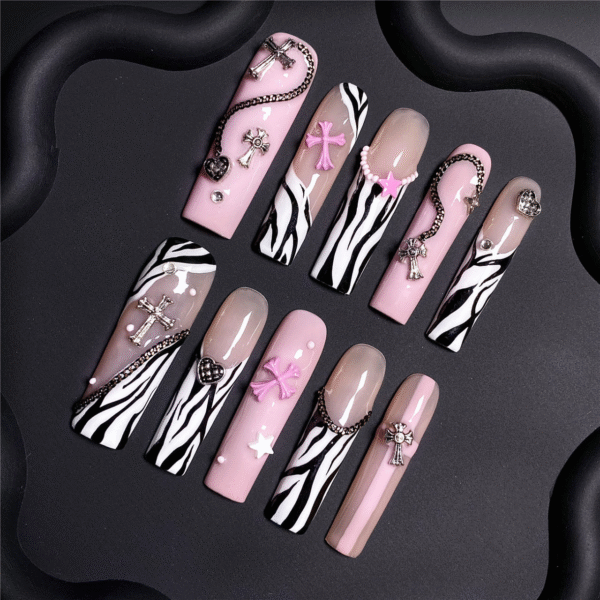 Nail Glue Gel Kit: Nail Glue Gel and Mini U V Light for Nails - 图片 4
