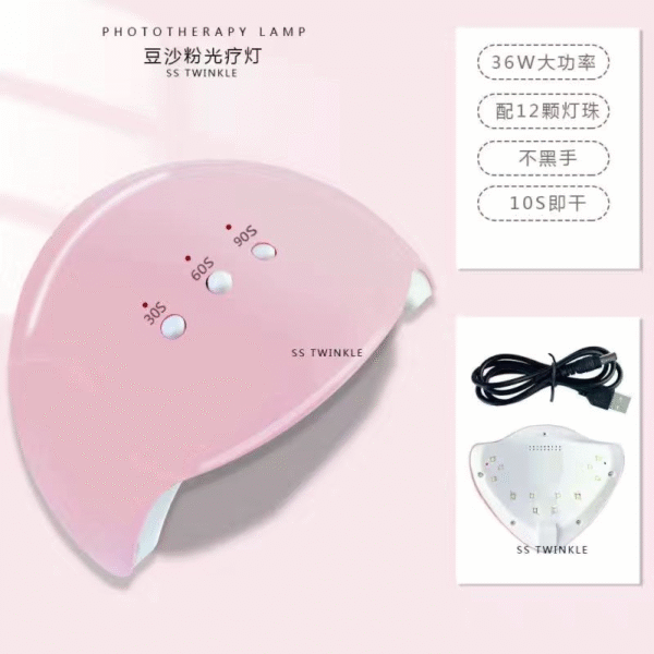 Nail Glue Gel Kit: Nail Glue Gel and Mini U V Light for Nails - 图片 5